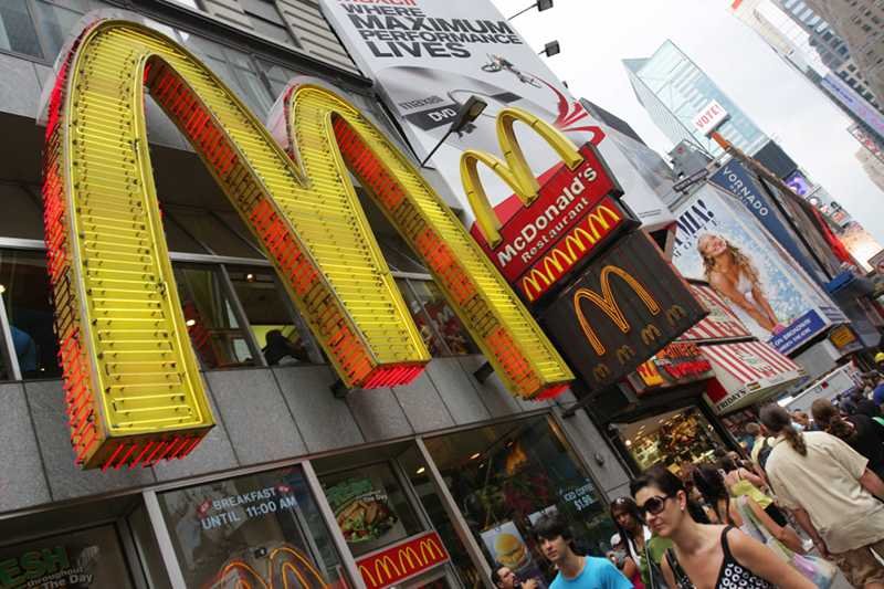 McDonald's przy Time Square w Nowym Jorku