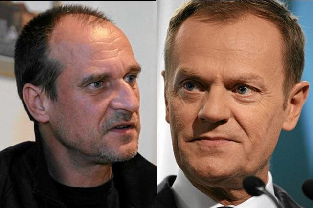 Paweł Kukiz i Donald Tusk