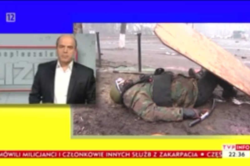W programie "Bliżej" Jana Pospieszalskiego wyemitowano materiały pokazujące śmierć protestujacych na Majdanie.