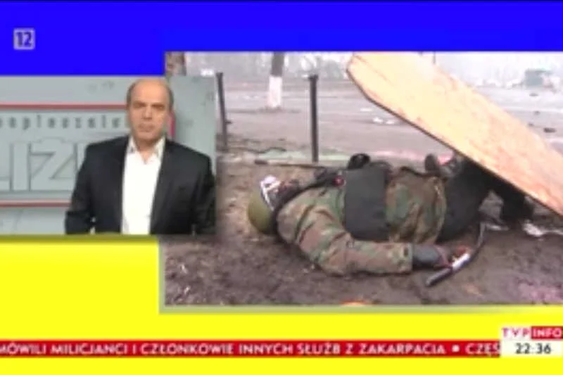 W programie "Bliżej" Jana Pospieszalskiego wyemitowano materiały pokazujące śmierć protestujacych na Majdanie.