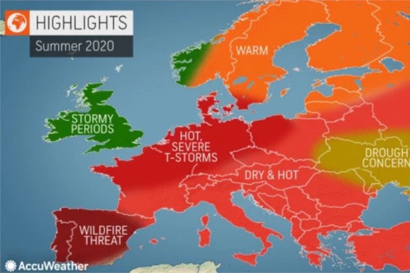 Scenariusz pogodowy na lato 2020 nie jest zbyt optymistyczny.