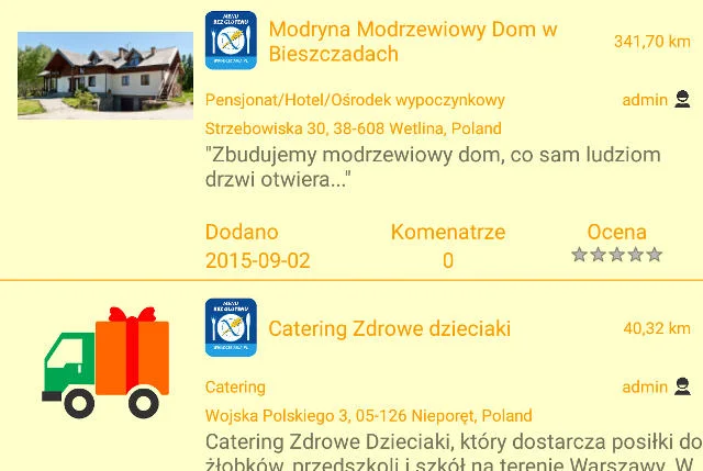 Aplikacja pokazuje miejsca, które proponują bezglutenowe menu