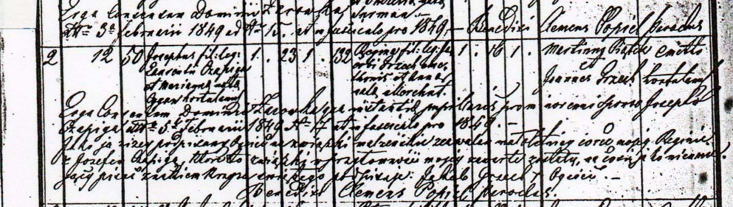 Akt ślubu 16-letniej Reginy Grzech