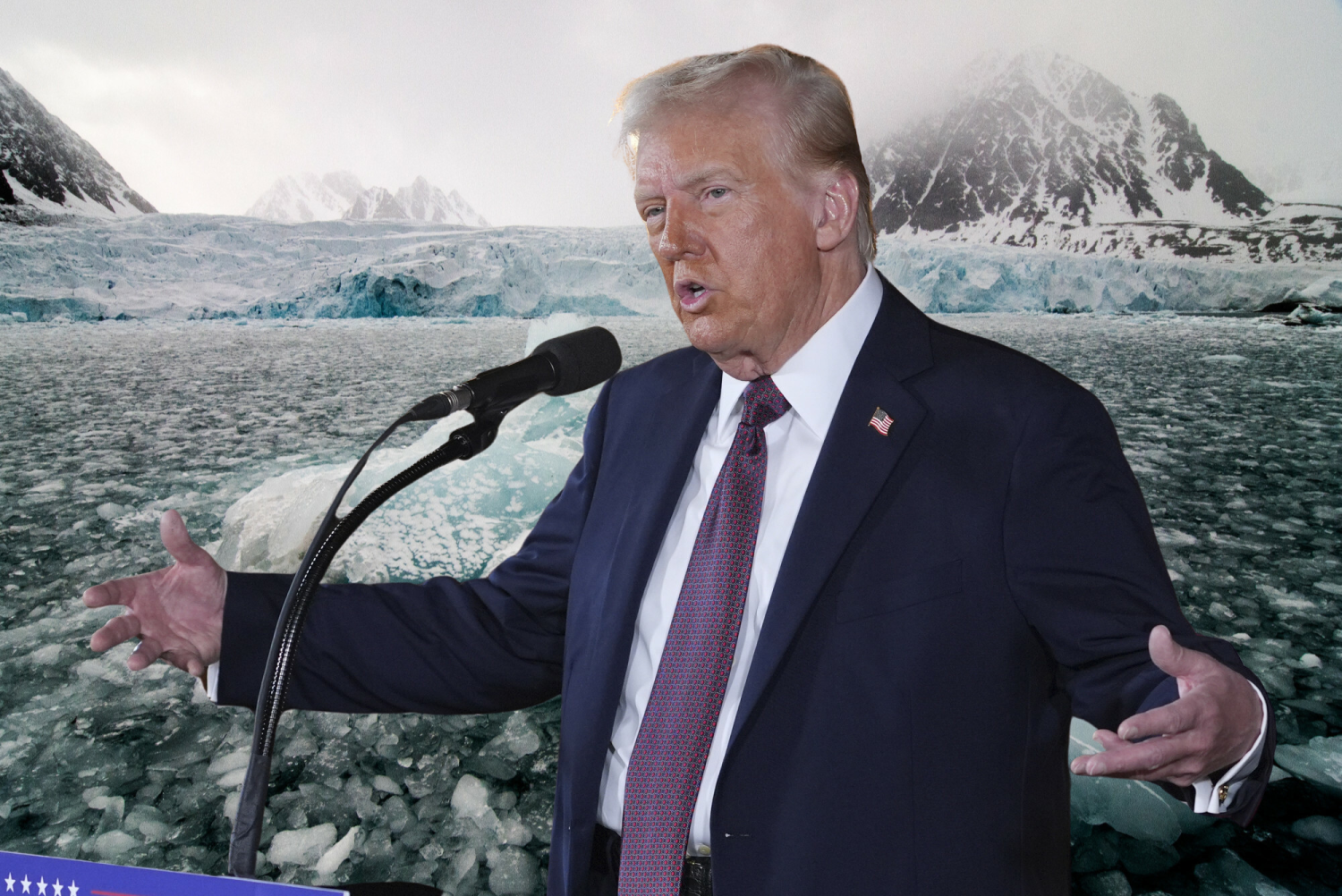 Donald Trump od dawna podnosi temat kupna Grenlandii. Ale pierwszy raz mówi o użyciu siły...