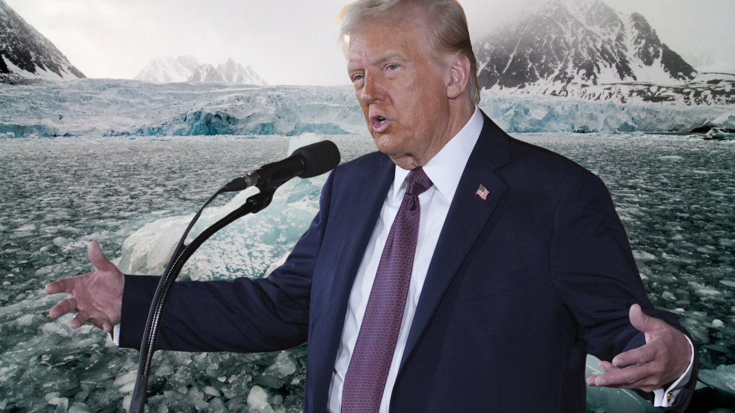 Donald Trump od dawna podnosi temat kupna Grenlandii. Ale pierwszy raz mówi o użyciu siły...