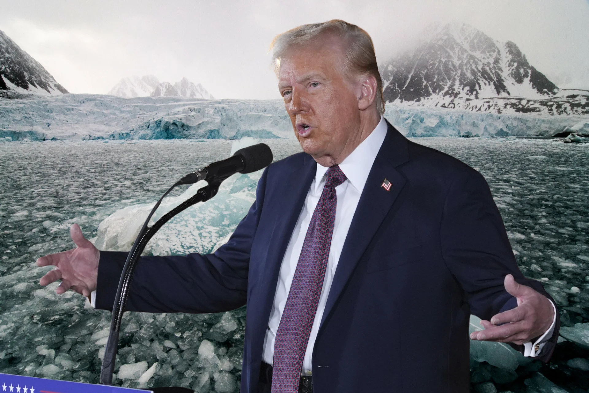 Donald Trump od dawna podnosi temat kupna Grenlandii. Ale pierwszy raz mówi o użyciu siły...
