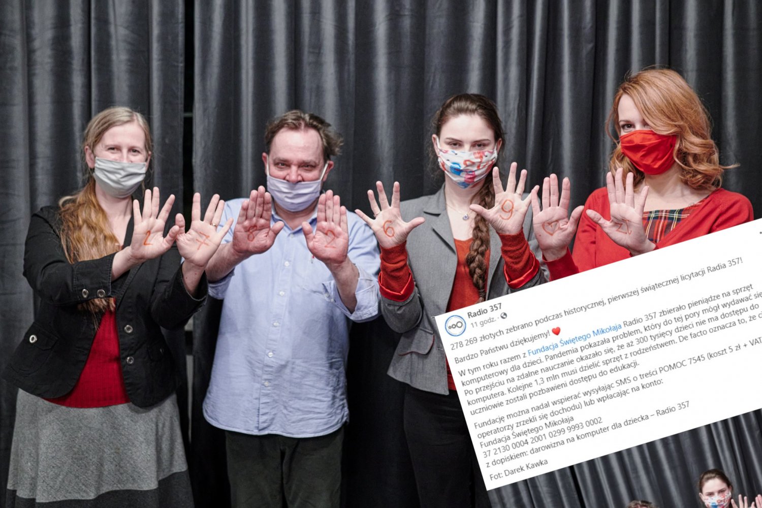 Radio 357 zorganizowało swoją pierwszą świąteczną licytację charytatywną.