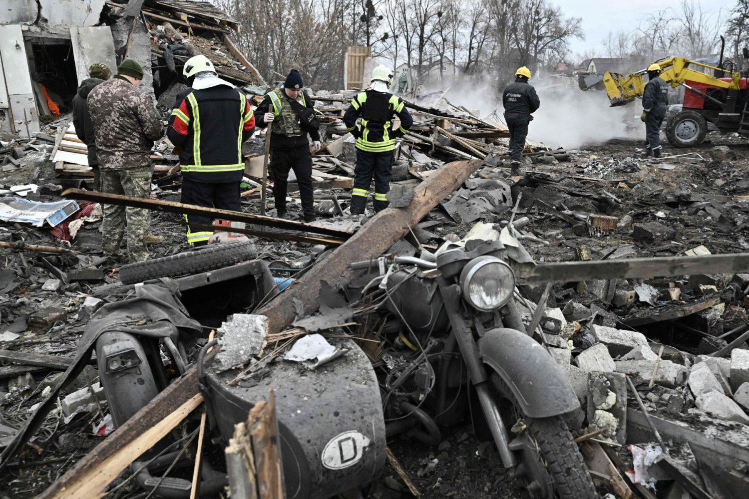 Skutki ostatnich ataków Rosjan w Ukrainie