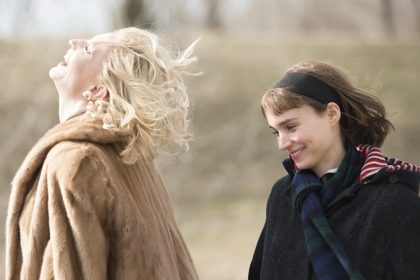 Cate Blanchett i Rooney Mara w filmie "Carol"