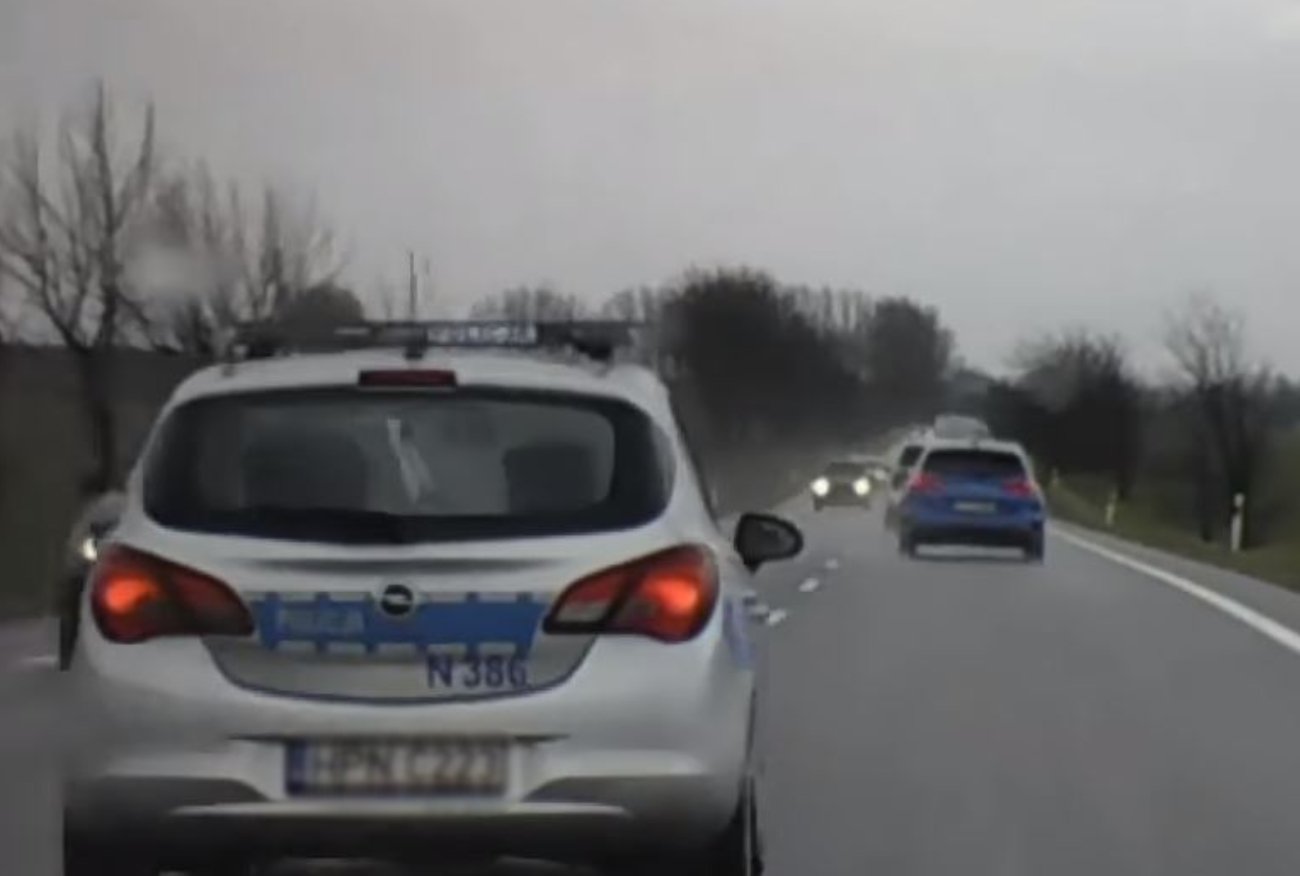 Puck. Szokujące nagranie. Policjantka omal nie doprowadziła do tragedii.