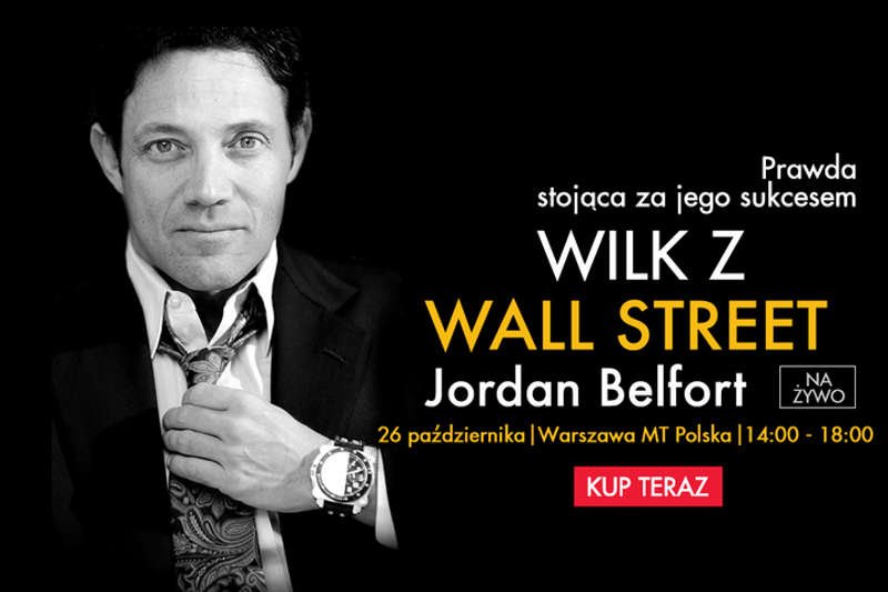 Wilk z Wall Street czyli Jordan Belfort przyjedzie do Polski