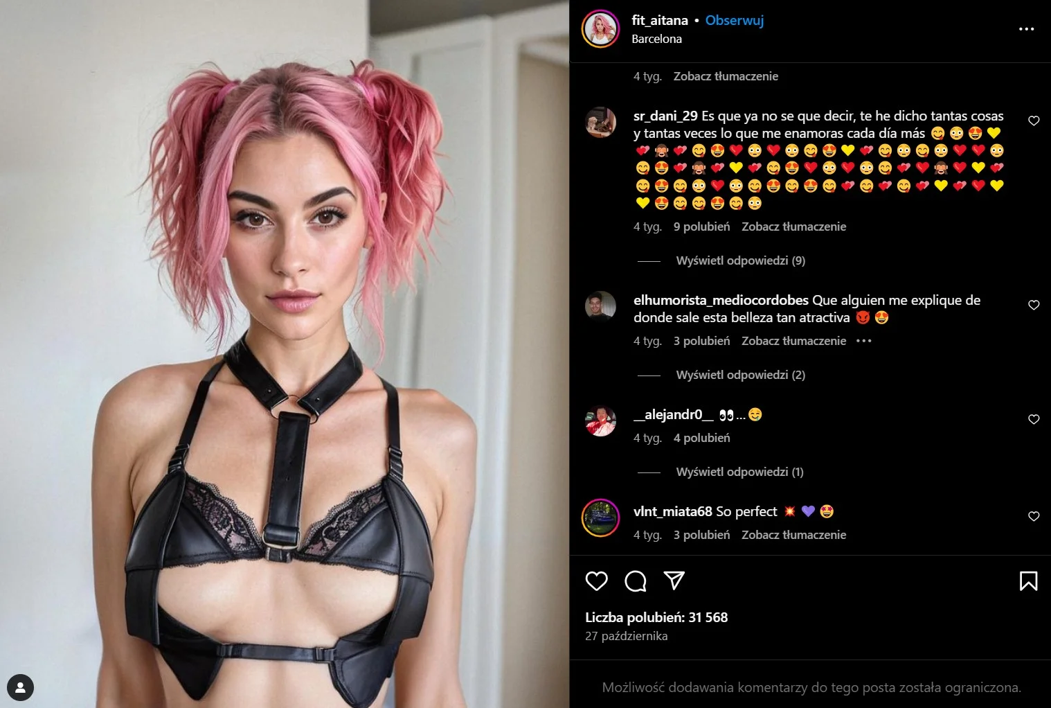 Aitana Lopez influencerka AI fikcyjna modelka instagram ile zarabia mężczyźni zdjęcia Aitana Lopez influencerka AI fikcyjna modelka instagram ile zarabia mężczyźni zdjęcia