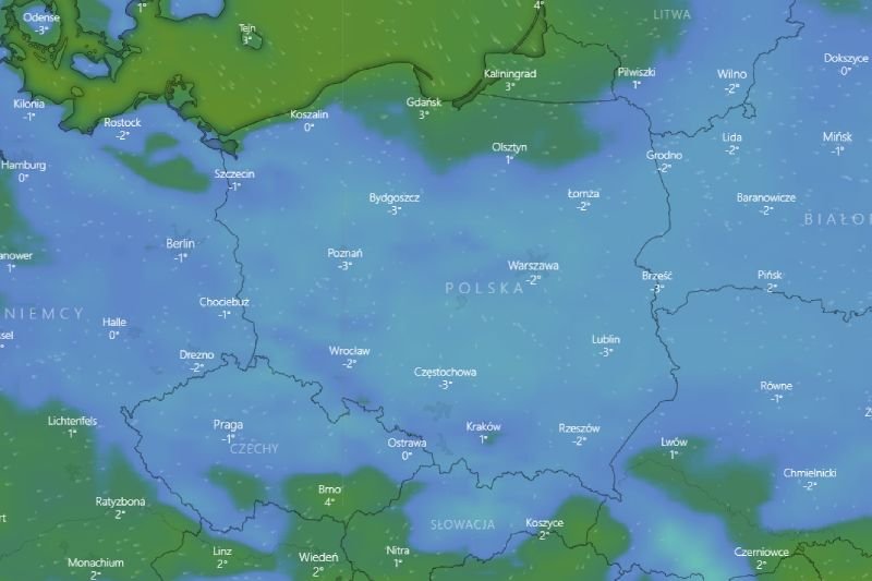 RCB oraz IMGW ostrzegają w nowej prognozie pogody. Wydano ostrzeżenia 1. stopnia ws. przymrozków w całej Polsce.