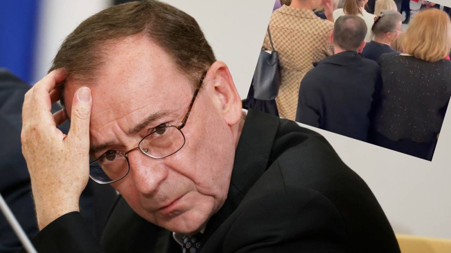 Mariusz Kamiński miał problem z wyjściem z Sejmu