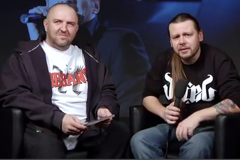 Krzysztof Kozak (z lewej) w programie Artura Rawicza.