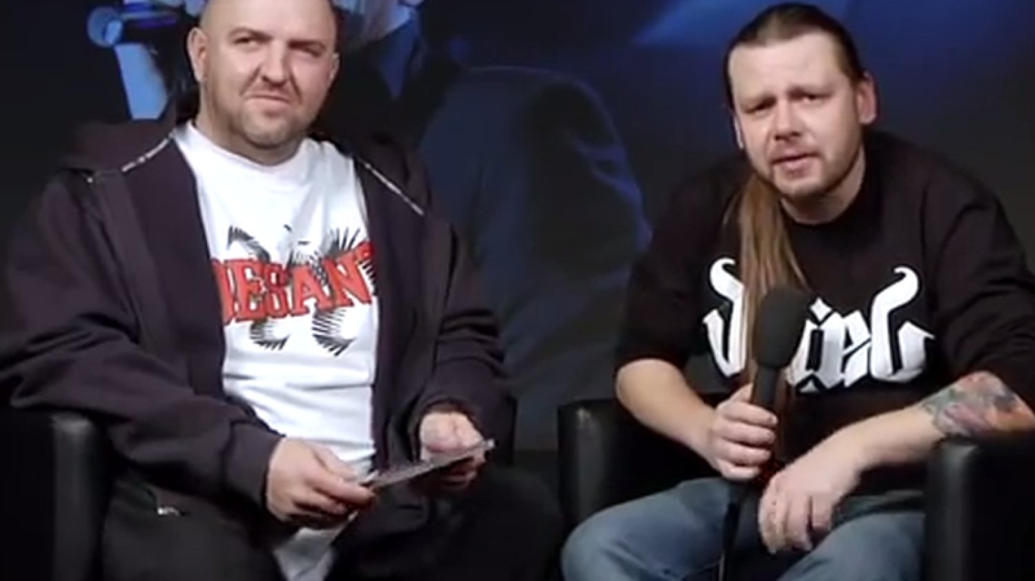 Krzysztof Kozak (z lewej) w programie Artura Rawicza.