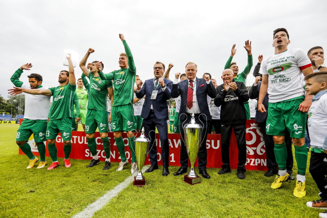 Radomiak Radom po 36 latach wraca do PKO Ekstraklasy