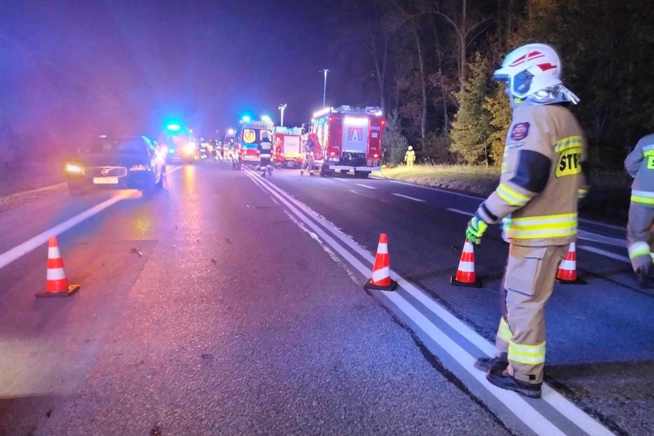 Tragiczny wypadek na drodze krajowej nr 73.