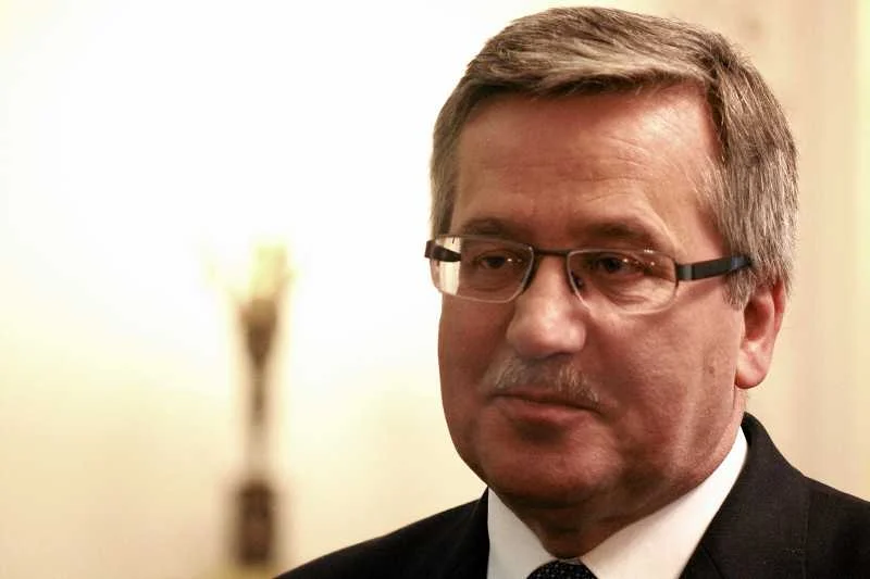 Prezydent Bronisław Komorowski