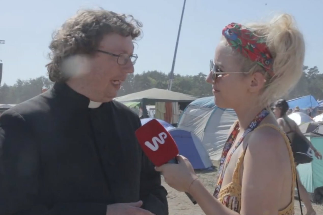 Ksiądz, który był na Pol'and'Rock Festival, zachwalał imprezę.