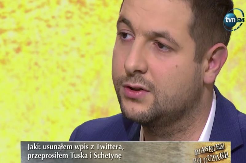 Patryk Jaki nie wpłaci pieniędzy na WOŚP za mema z Tuskiem i Schetyną.