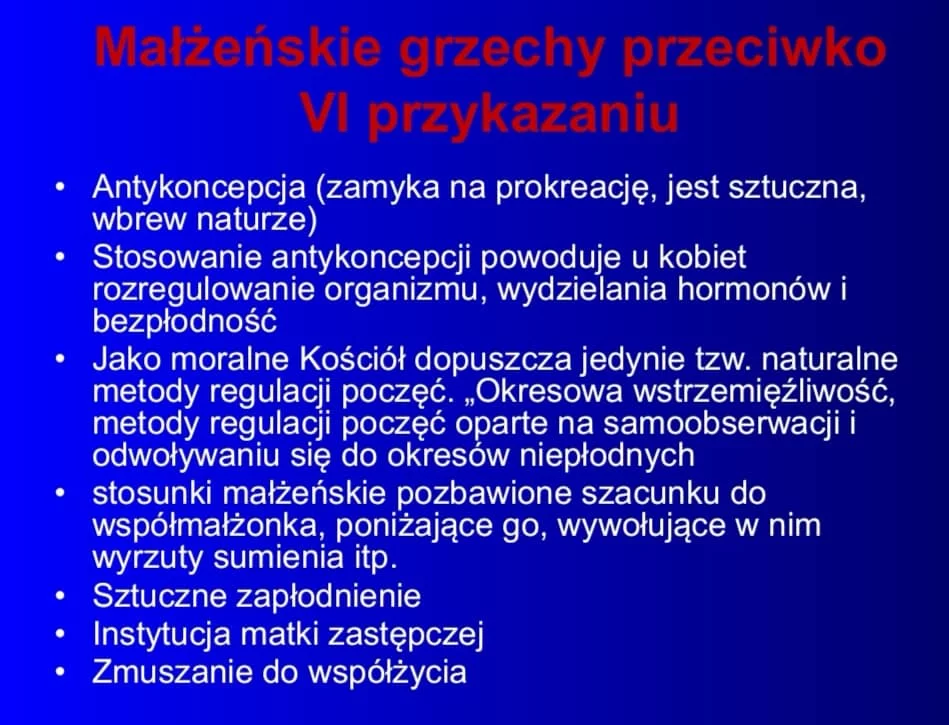 Prezentacja z lekcji religii.