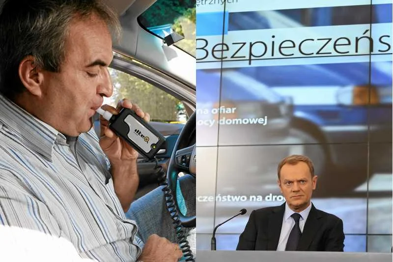 Rząd wycofuje się z pomysłu wyposażenia każdego samochodu w alkomat.
