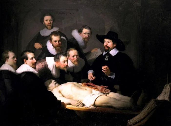 "Lekcja anatomii doktora Tulpa", Rembrandt Van Rijn