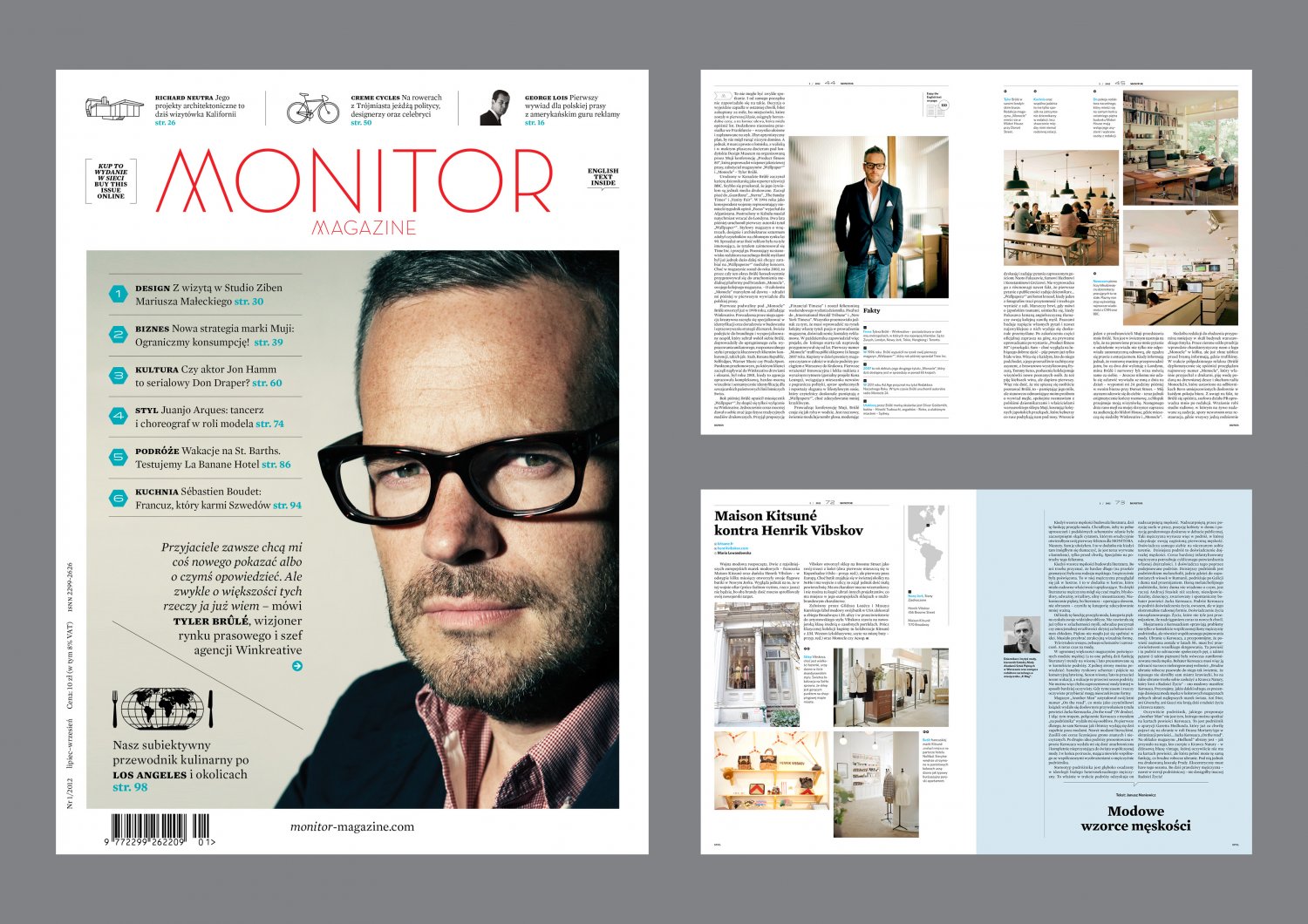 Makieta nowego magazynu "Monitor"