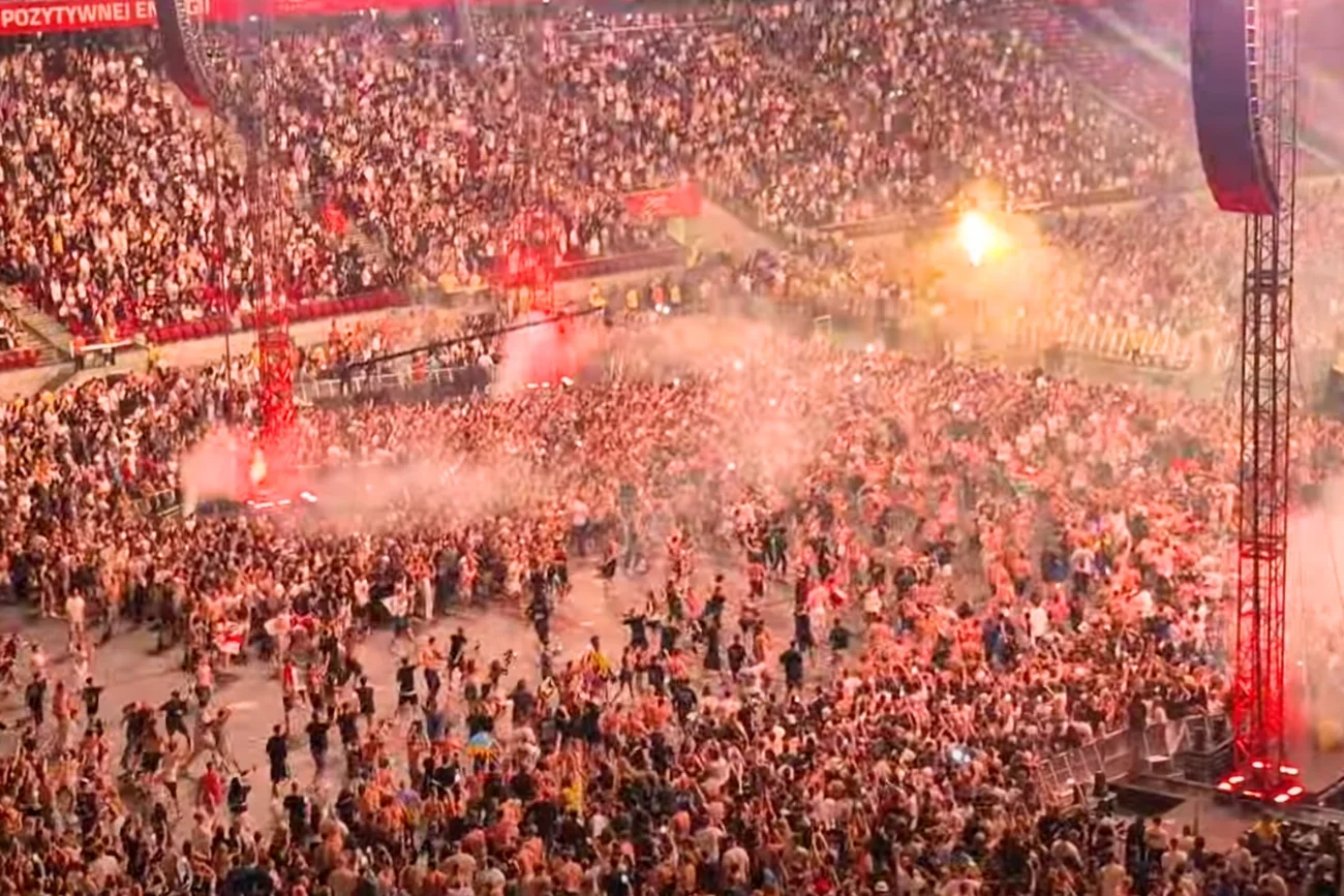 Pokłosie koncertu gwiazdy z Białorusi na Narodowym. Policja ukarała tyle osób Koncert Maksa Korża na Stadionie Narodowym. Policja ukarała tyle osób