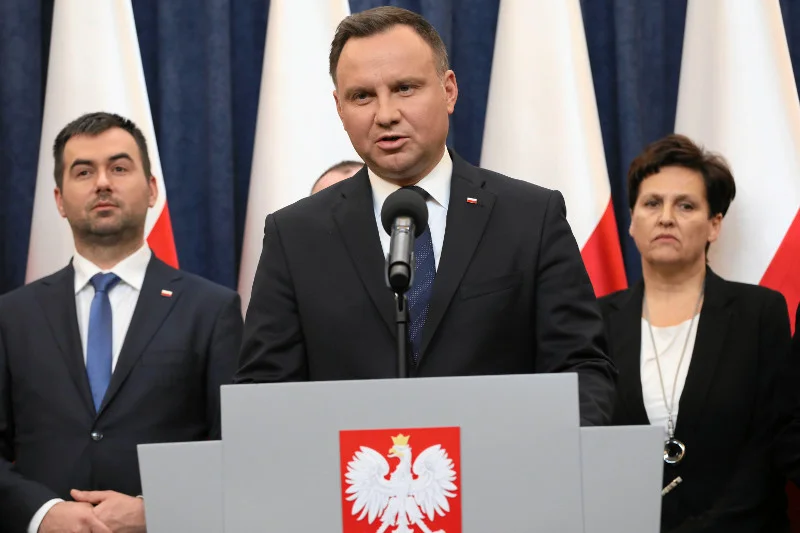 Briefing prezydenta Andrzeja Dudy po spotkaniu w sprawie śmierci prezydenta Gdańska Pawła Adamowicza.