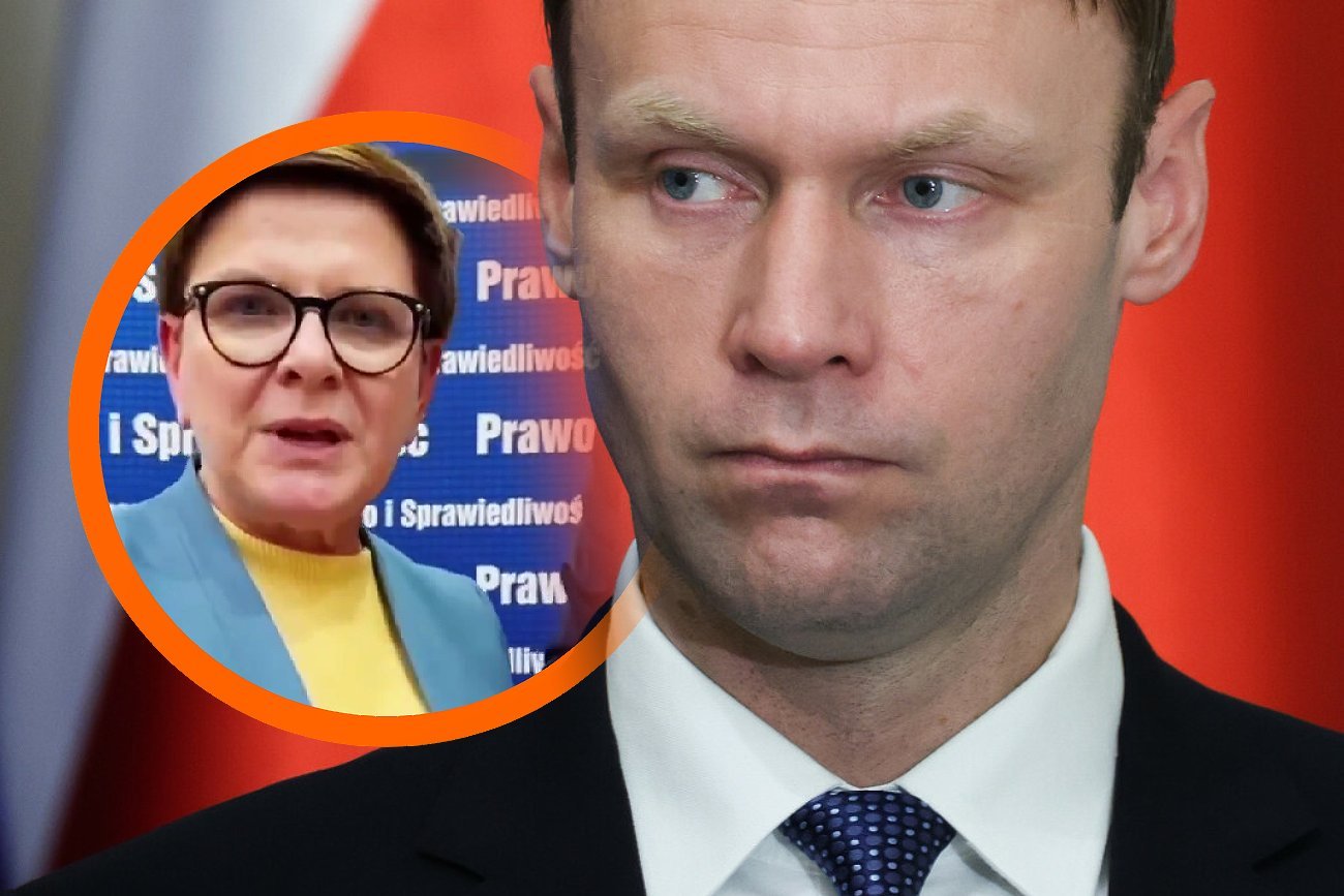 Marcin Mastalerek i Beata Szydło.