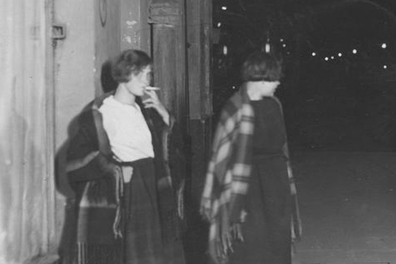 Prostytutki na ulicy Warszawy, 1925.
