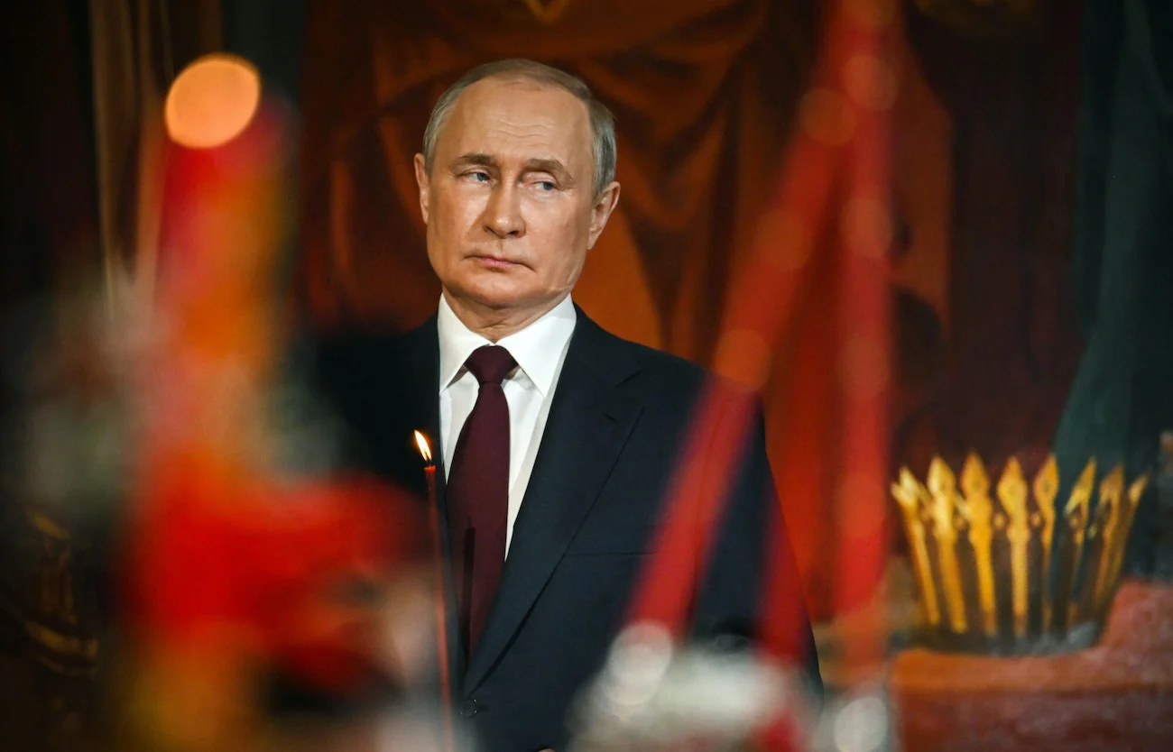 Władimir Putin, dyktator Rosji.