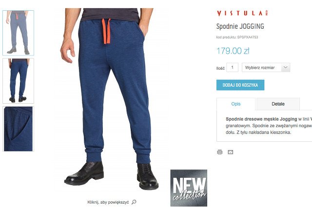 Vistula wypuszcza spodnie dresowe. Czy to koniec klasyki i elegancji?