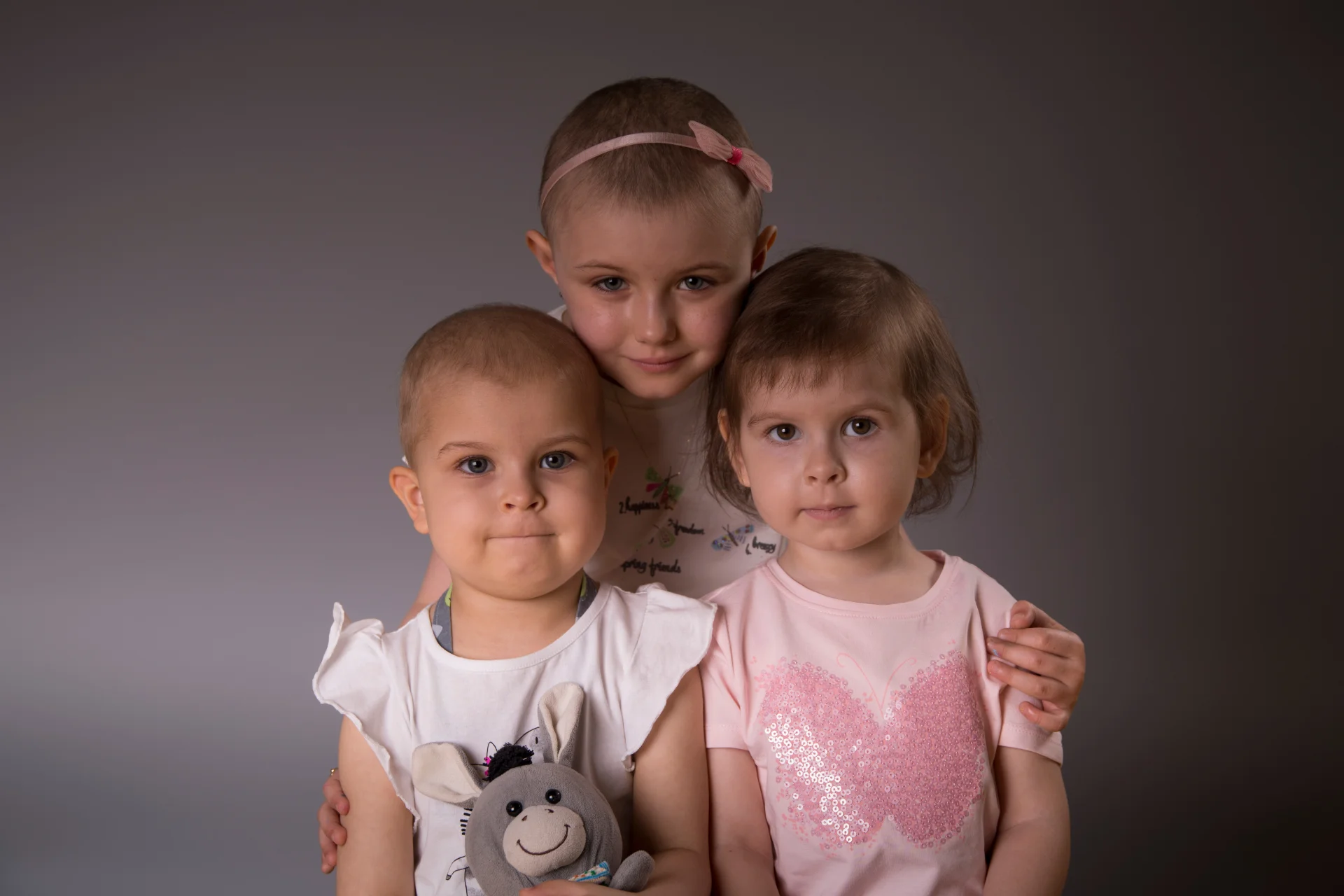 Podopieczni Fundacji Na Ratunek Dzieciom z Chorobą Nowotworową.