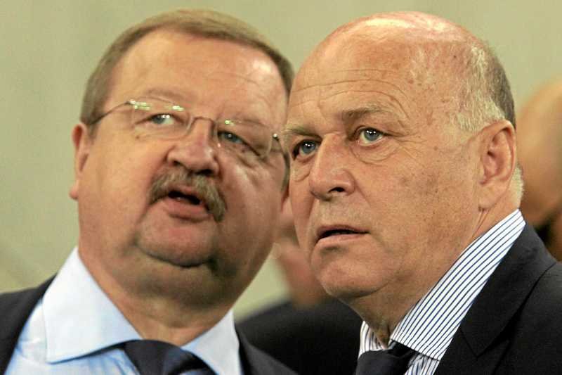 Zdzisław Kręcina i Grzegorz Lato