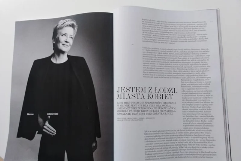 Hanna Zdanowska, jedna z bohaterek wrześniowego wydania magazynu