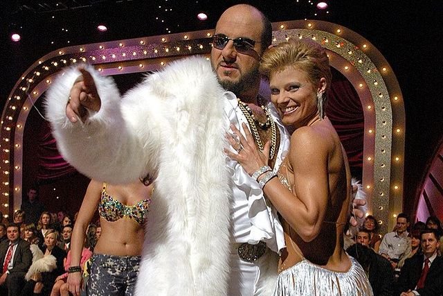 Piotr Gąsowski i Anna Gąsowska w programie "Taniec z gwiazdami" TVN (2005 rok)