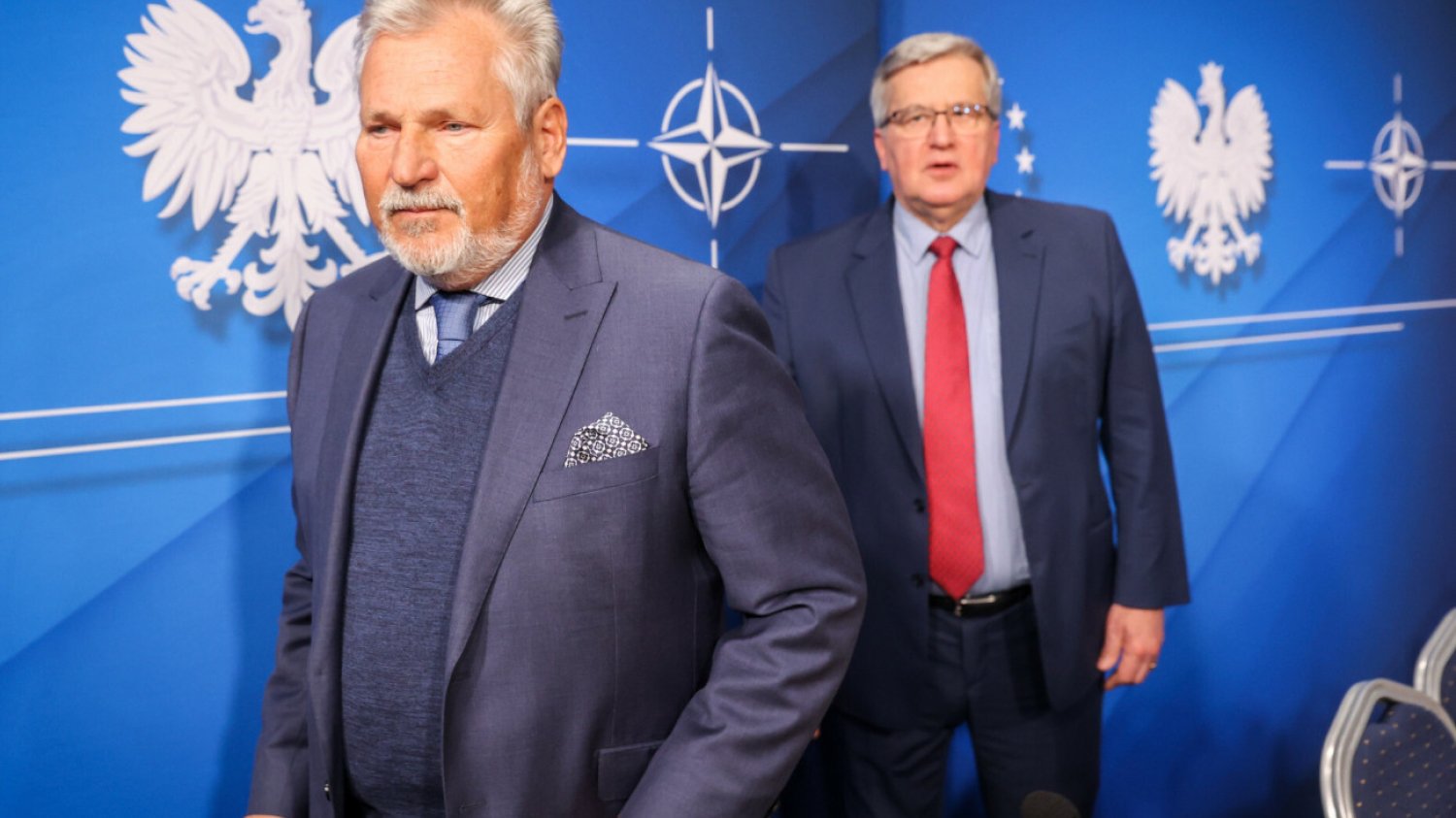 Aleksander Kwaśniewski i Bronisław Komorowski