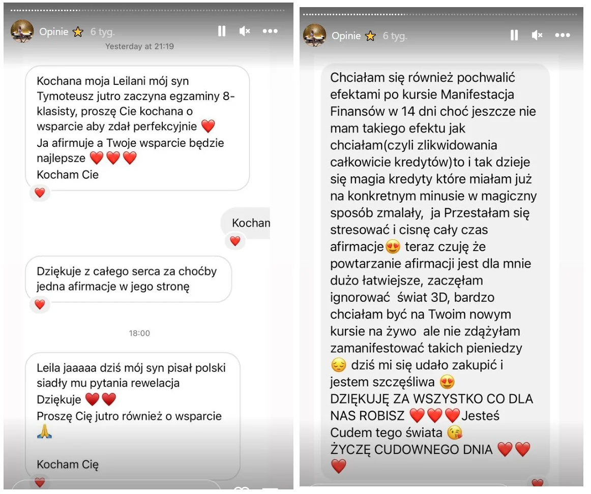 Leilani Szajek manifestacja pieniędzy kurs opinie leczenie raka sekta Leilani Szajek manifestacja pieniędzy kurs opinie leczenie raka sekta