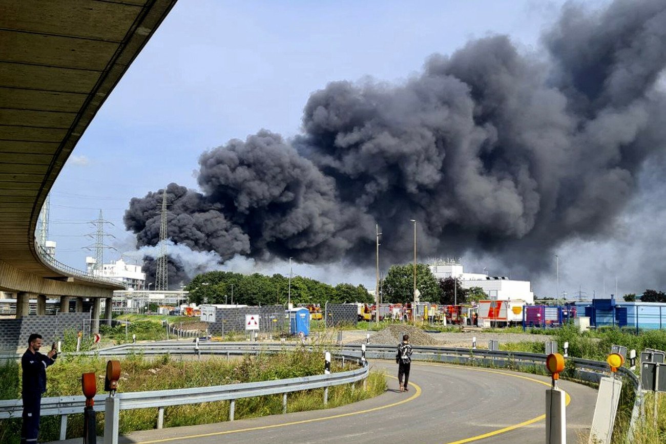 Eksplozja w zakładach Bayer w Leverkusen
