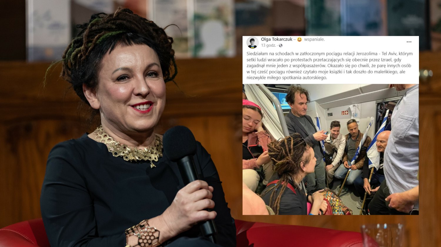 Olga Tokarczuk na Facebooku Olga Tokarczuk