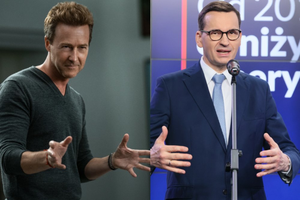 glass onion netflix mateusz morwiecki recenzja pis edward norton