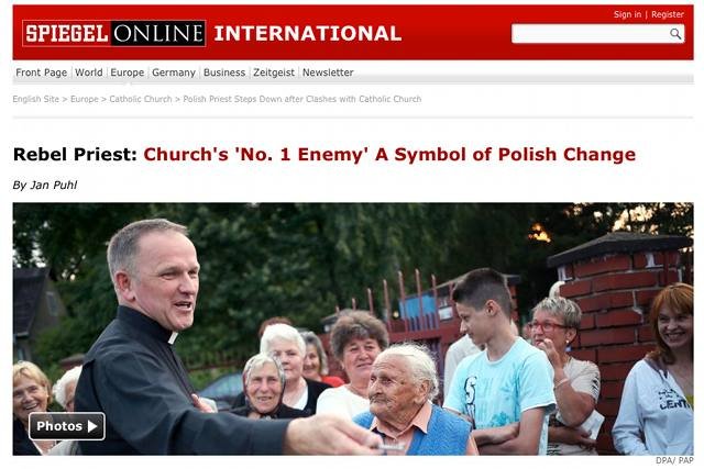 O sprawie ks. Lemańskiego napisał niemiecki tygodnik "Der Spiegel"