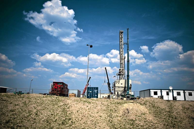 Baza wydobywania gazu łupkowego