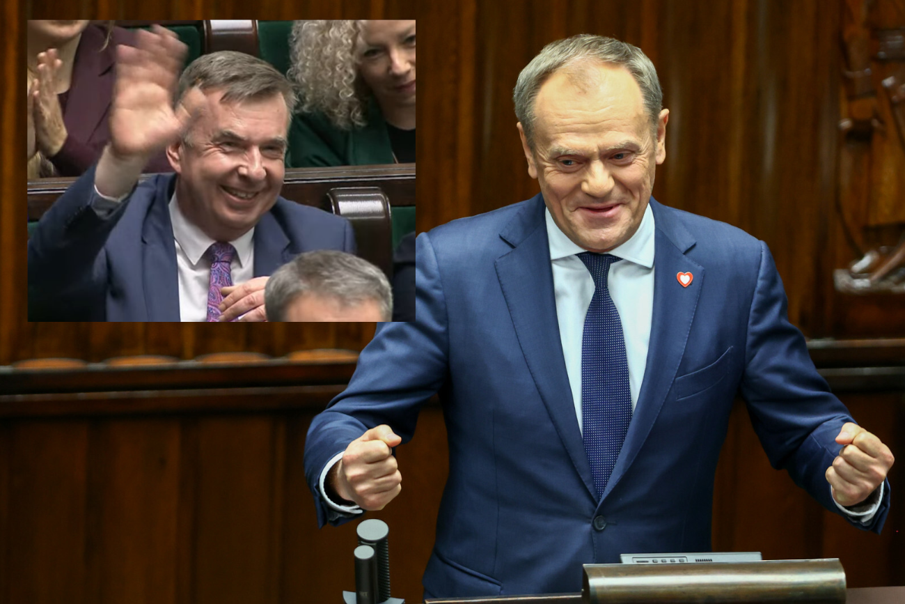 Wpadka Tuska podczas prezentacji rządu. "Zapamiętają wszyscy na tej sali"