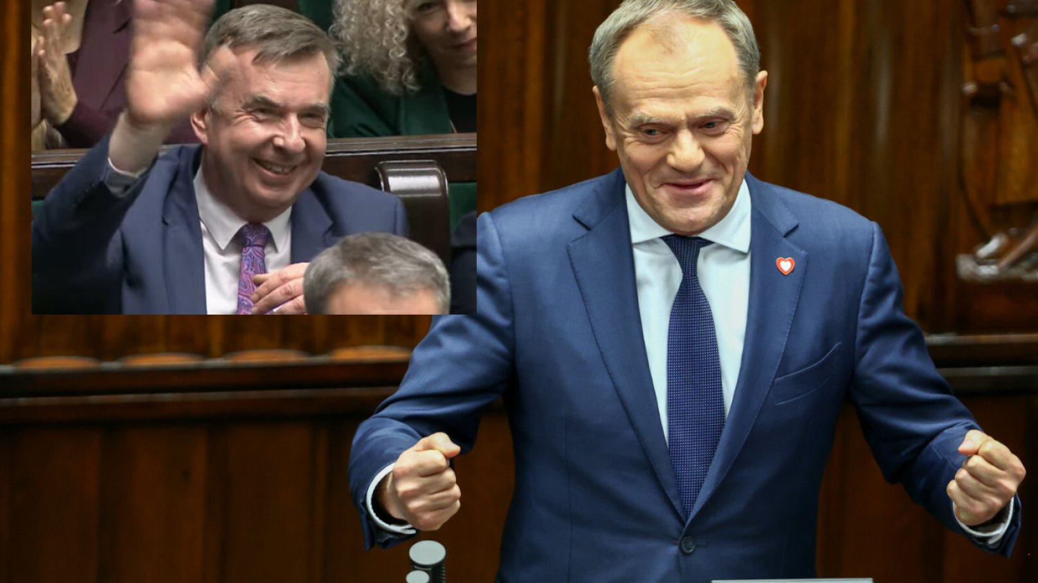 Wpadka Tuska podczas prezentacji rządu. "Zapamiętają wszyscy na tej sali"