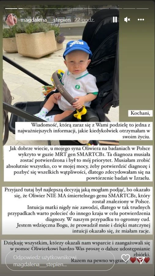 Oświadczenie Magdaleny Stępień.