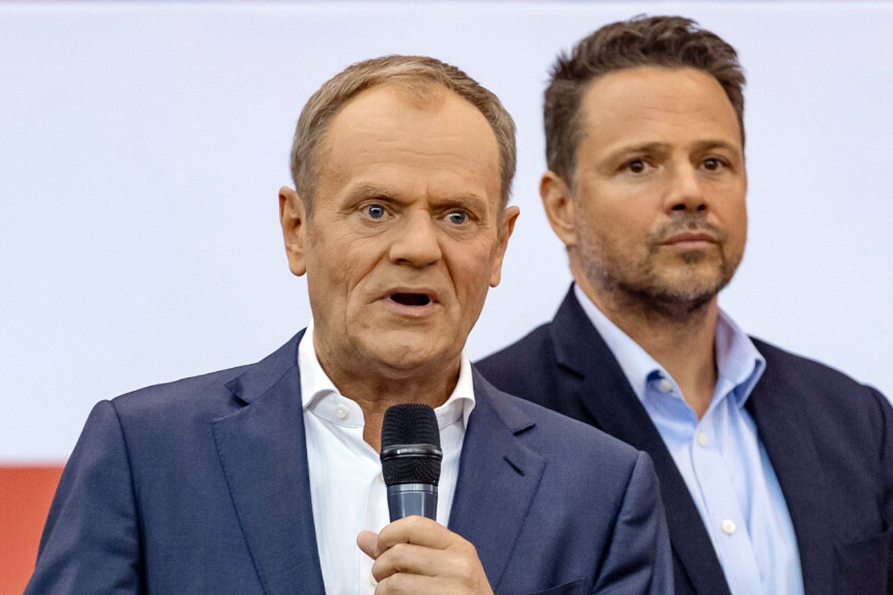 Donald Tusk i Rafał Trzaskowski